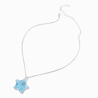 Claire's Club Blue Star Pendant Necklace