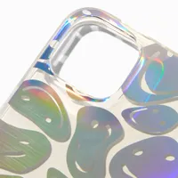 Holographic Happy Face Protective Phone Case