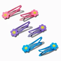 Claire's Club Daisy Fimo Clay Snap Hair Clips - 6 Pack