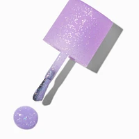 Matte Effect Vegan Nail Polish - Lilac Glitter