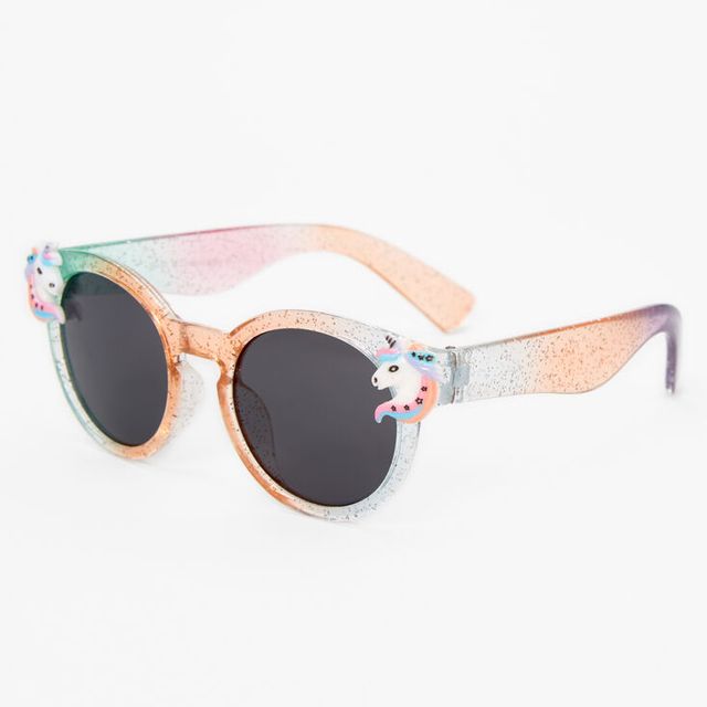 Rose Gold Tinted Mod Sunglasses - Blush