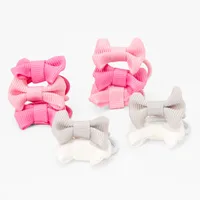 Claire's Club Pink Ombre Bow Hair Ties
