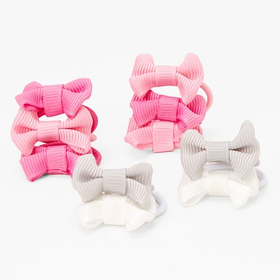 Claire's Club Pink Ombre Bow Hair Ties