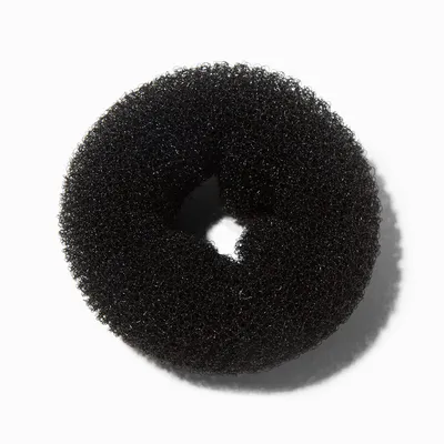 Small Hair Donut - Black