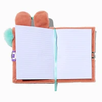 Snow Bunny Plush Lock Diary