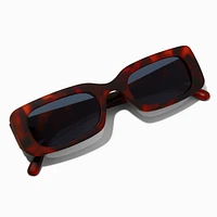 Tortoiseshell Rectangular Sunglasses
