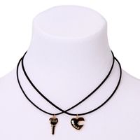 Best Friends Mood Lock & Key Pendant Necklaces - 2 Pack