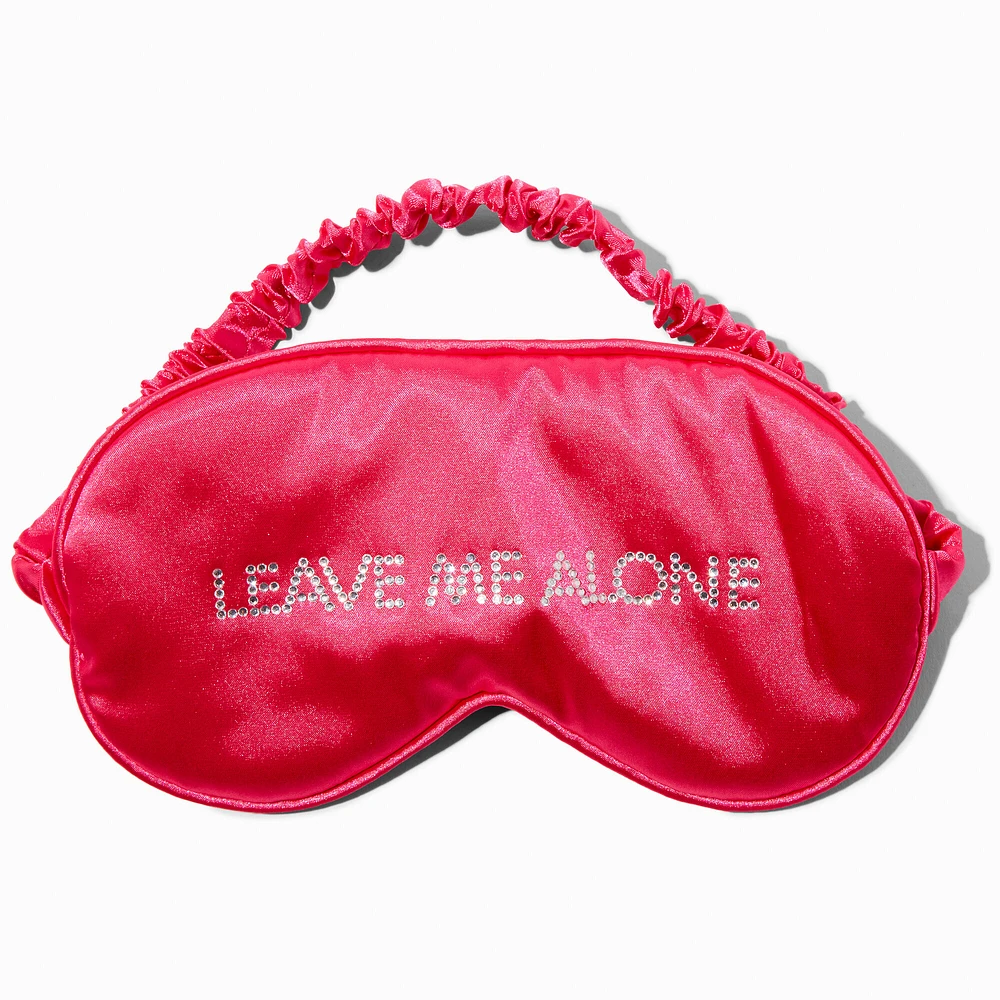 Leave Me Alone Satin Sleeping Mask