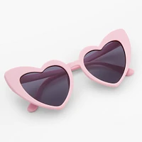 Heart Cat Eye Sunglasses - Blush Pink