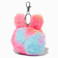 Tie Dye Bunny Plush Keychain