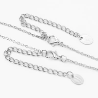 Silver 16'' Best Friends Peanut Butter & Jelly Necklaces - 2 Pack