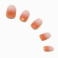 Nude Ombre Medium Oval Vegan Faux Nail Set - 24 Pack