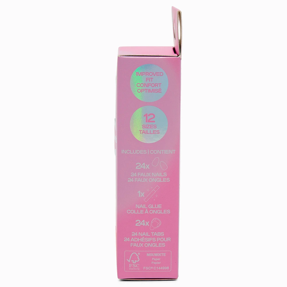 Multi Fruit Stiletto Vegan Faux Nail Set - 24 Pack