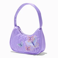 Claire's Club Lilac Butterfly Shoulder Bag