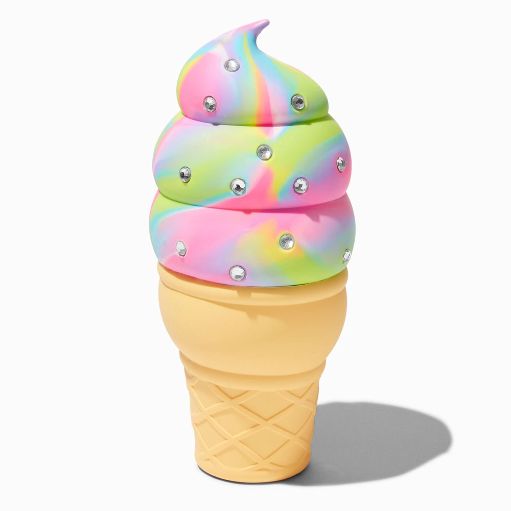 Bling Ice Cream Cone Pencil Case