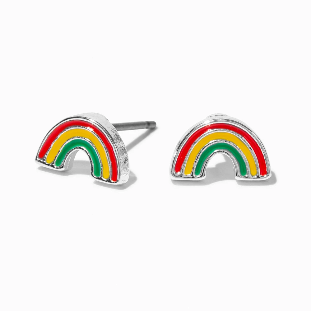 Mini Rainbow Stud Earrings