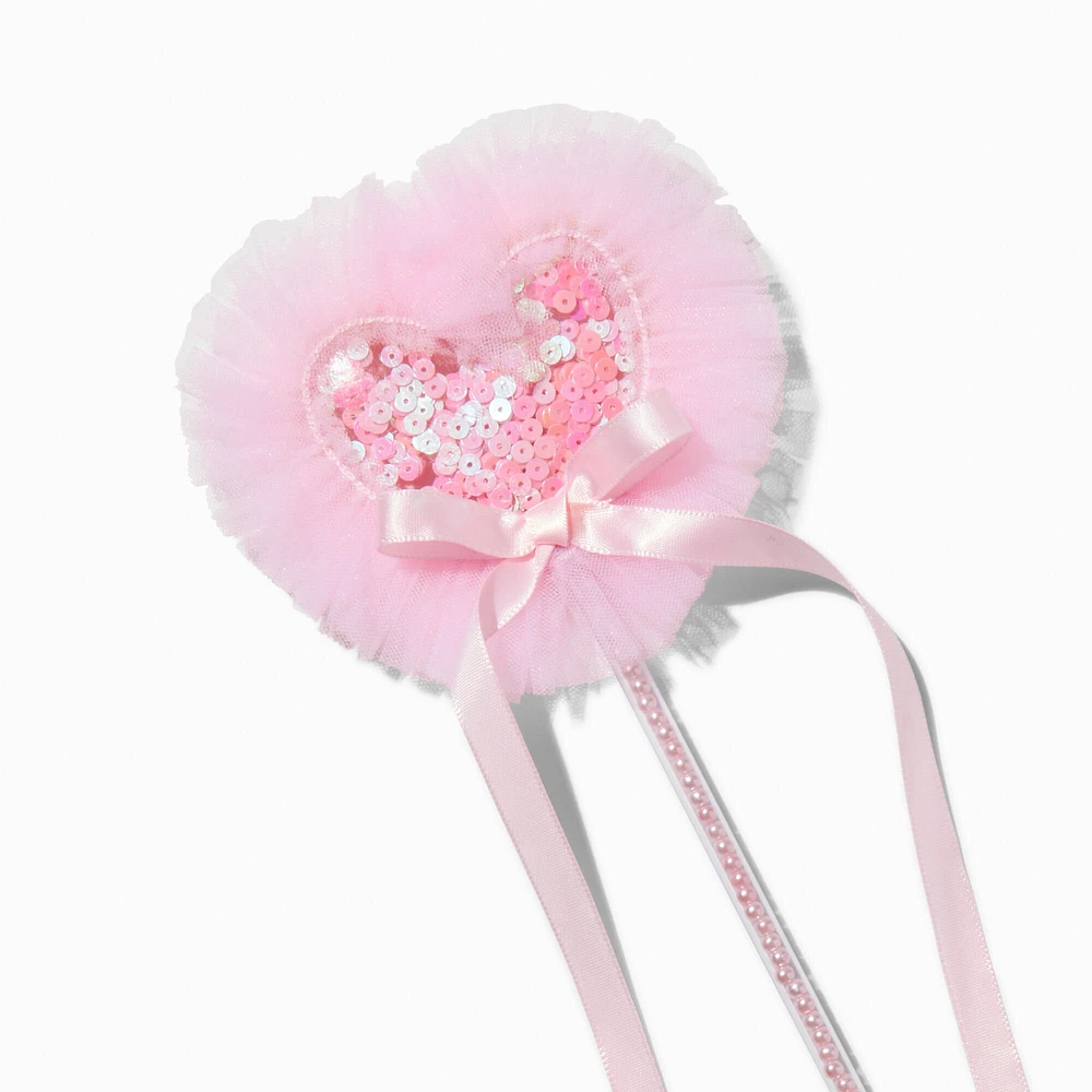 Claire's Club Pink Moon Shaker Wand
