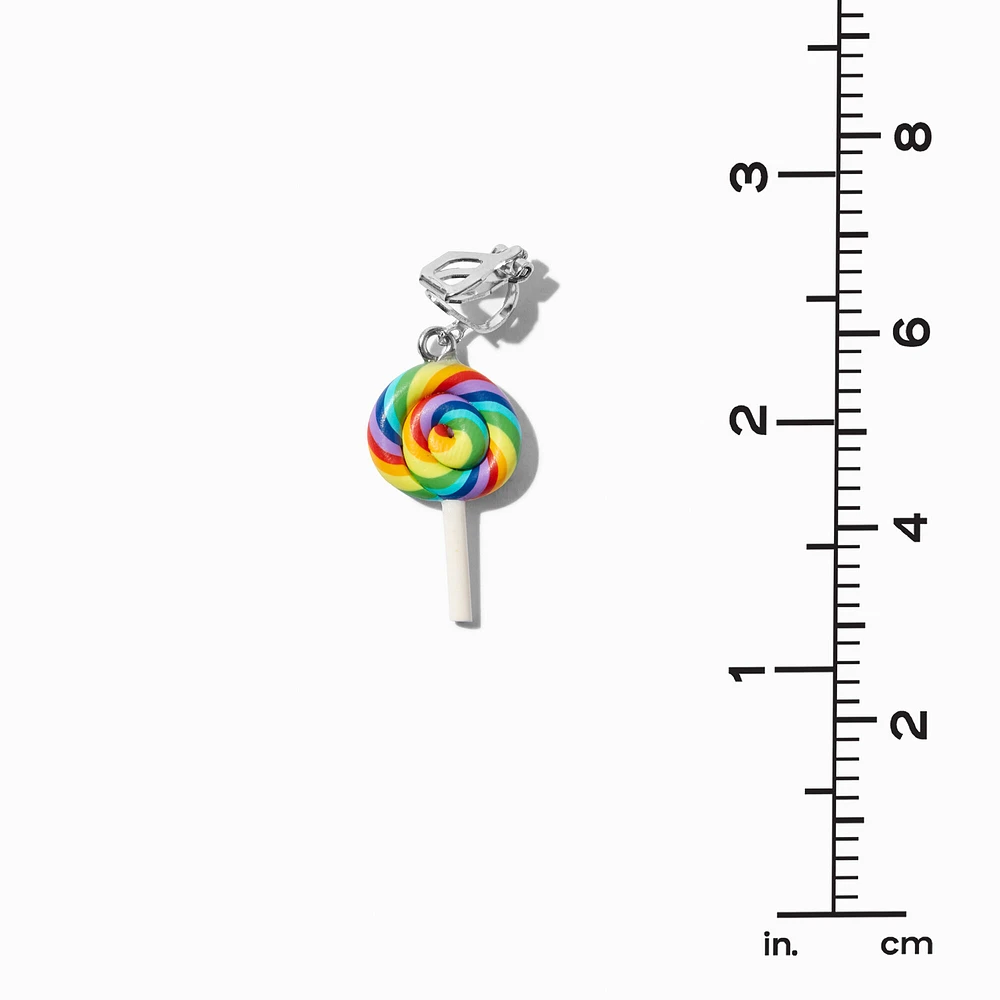 Lollipop, French Fry, & Hamburger Clip-On Earrings - 3 Pack