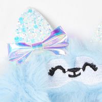 Medium Faux Fur Ombre Unicorn Hair Scrunchie