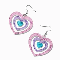 Pulsing Heart Drop Earrings