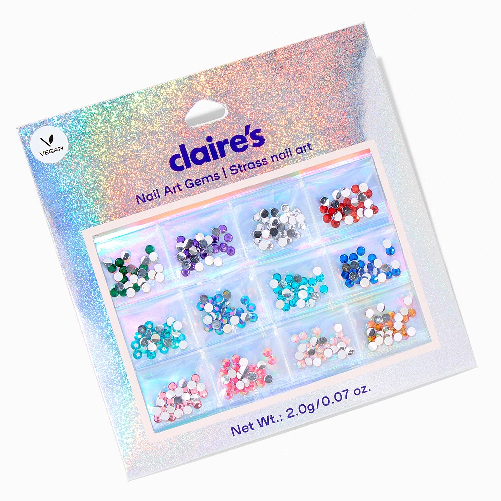 Rainbow Vegan Nail Art Gem Pack