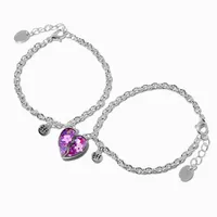 Claire's Best Friends Color-Changing UV Happy Face Beads Bracelets - 2 Pack | Rainbow