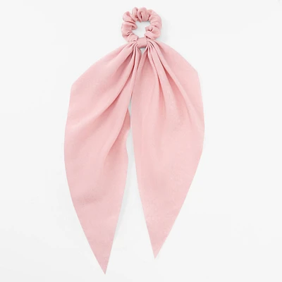 Blush Pink Small Hair Scrunchie Scarf