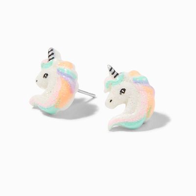 Glitter Unicorn Stud Earrings