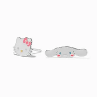 Hello Kitty® And Friends Sterling Silver Cinnamoroll® & Hello Kitty Claire's Exclusive Enamel Stud Earrings