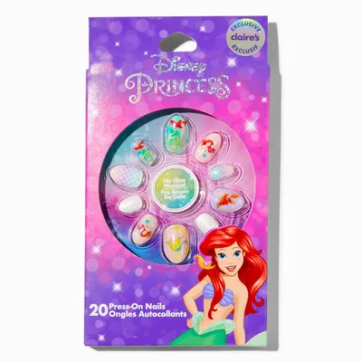 ©Disney Princess Claire's Exclusive The Little Mermaid Press On Faux Nail Set - 20 Pack
