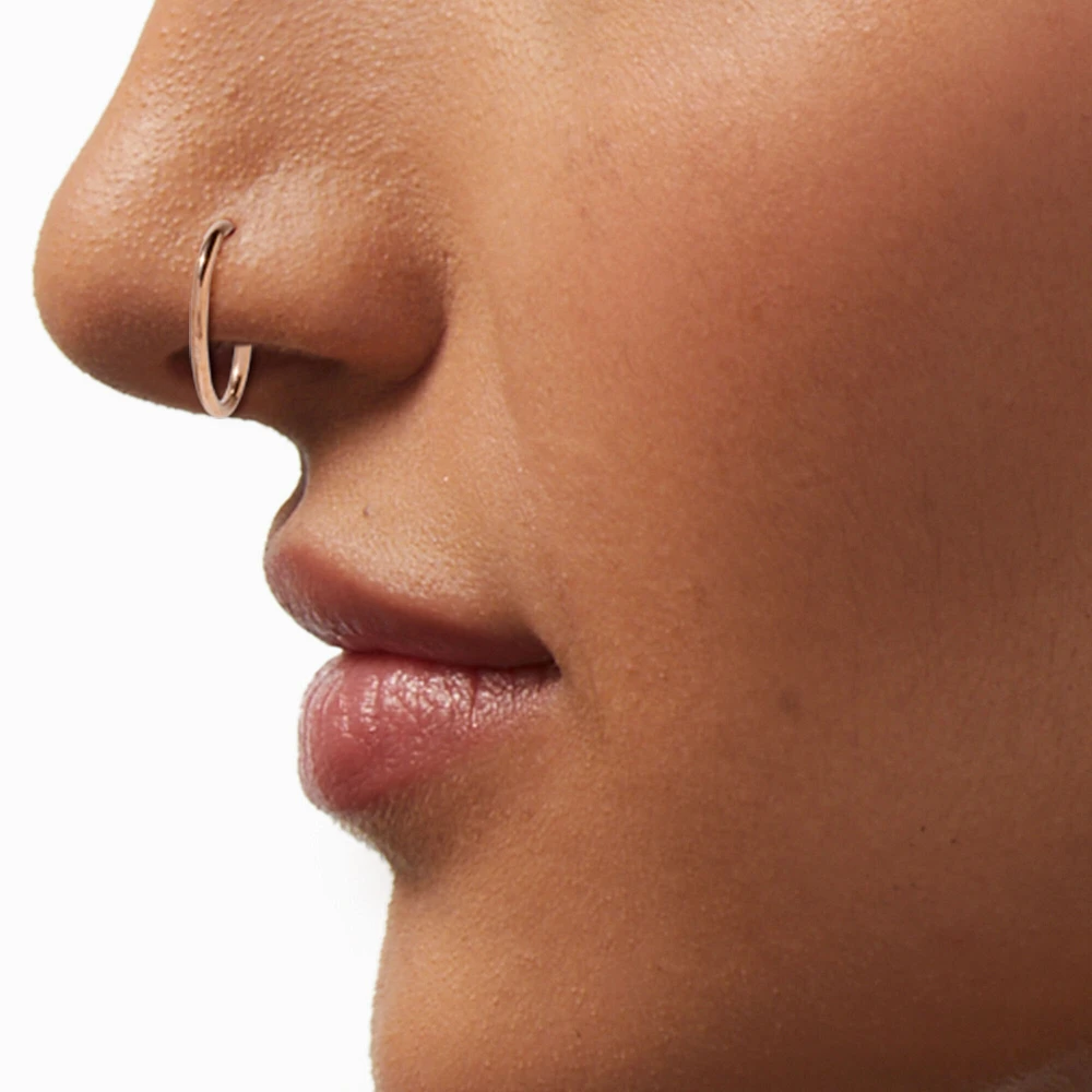 20G Mixed Metal Stainless Steel Nose Rings - 6 Pack