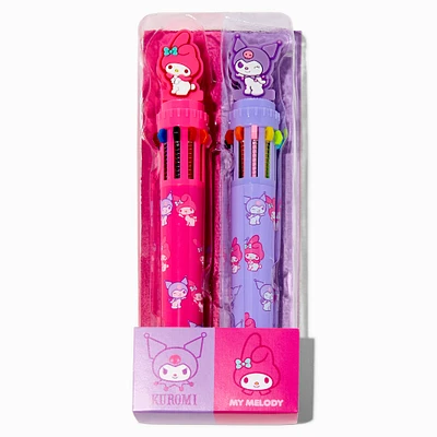 Sanrio® My Melody® & Kuromi® 10 Color Pen Set - 2 Pack