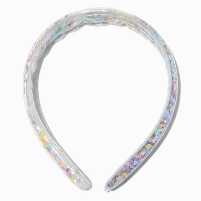 Claire's Club Iridescent Heart Shaker Headband