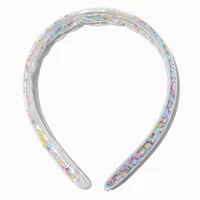 Claire's Club Iridescent Heart Shaker Headband