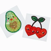 StickerBeans® x Claire's Fruit Rhinestone Sticker Set - 4 Pack