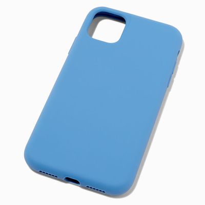 Solid Cornflower Blue Silicone Phone Case - Fits iPhone® 11