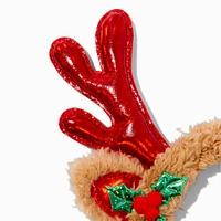 Reindeer Antlers Fuzzy Christmas Headband