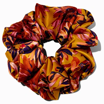 Giant Fall Floral Hair Scrunchie