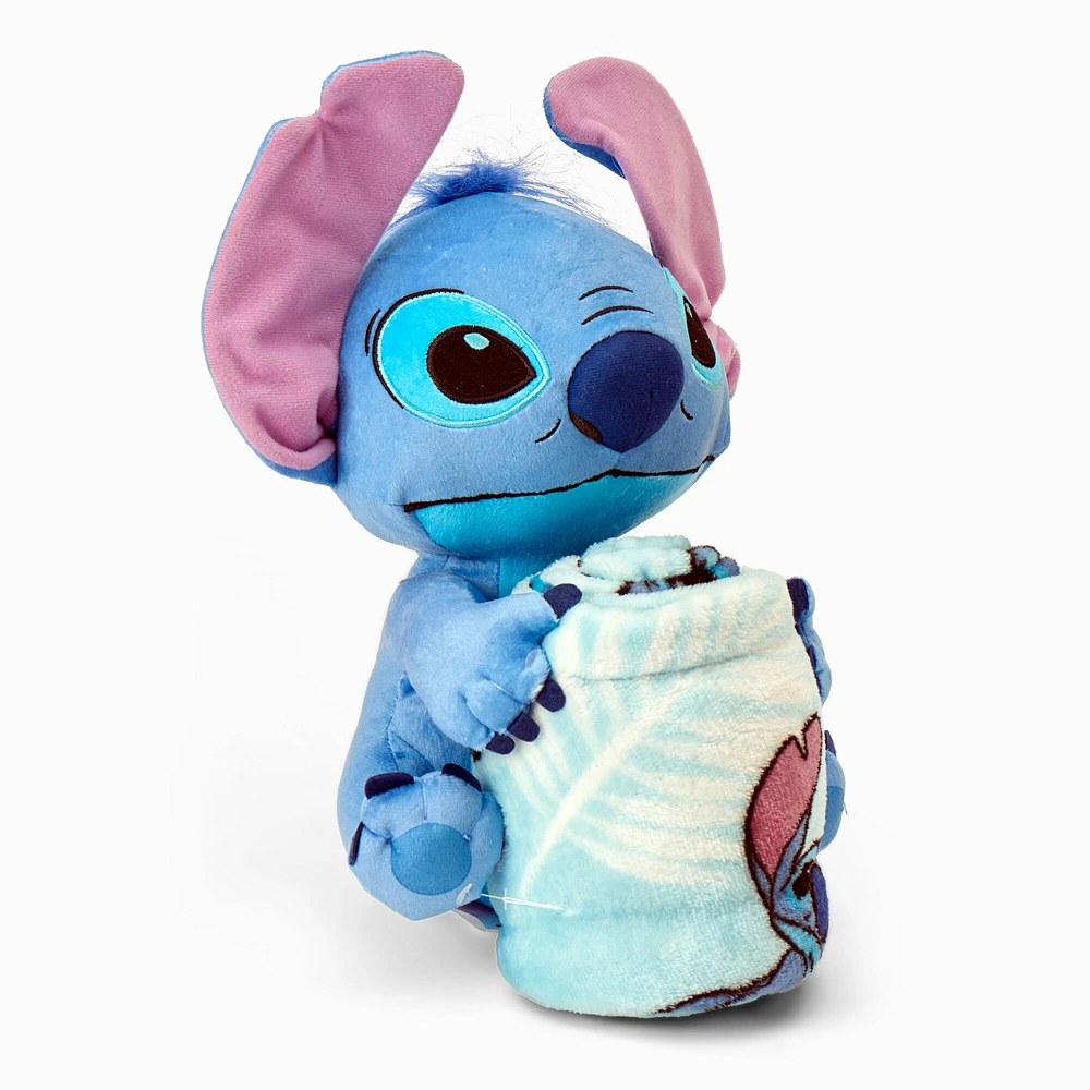 Disney Stitch Hugger Pillow & Silk Touch Throw Set (ds)