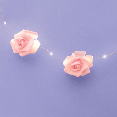 Pink Roses 3D Light Strand