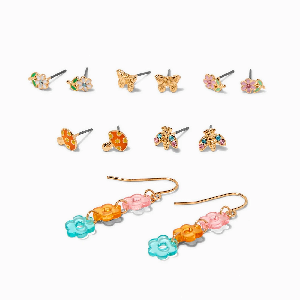 Spring Mixed Earrings Set - 6 Pack