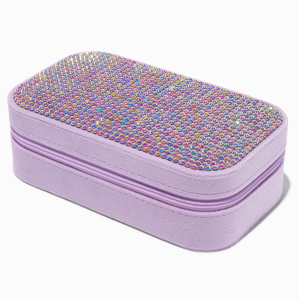 Purple Bling Jewelry Case