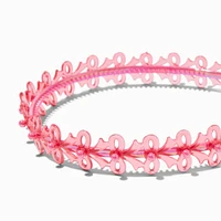 Claire's Club Pink Bow Headband