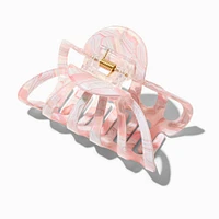 Pink Tortoiseshell Clamshell Hair Claw
