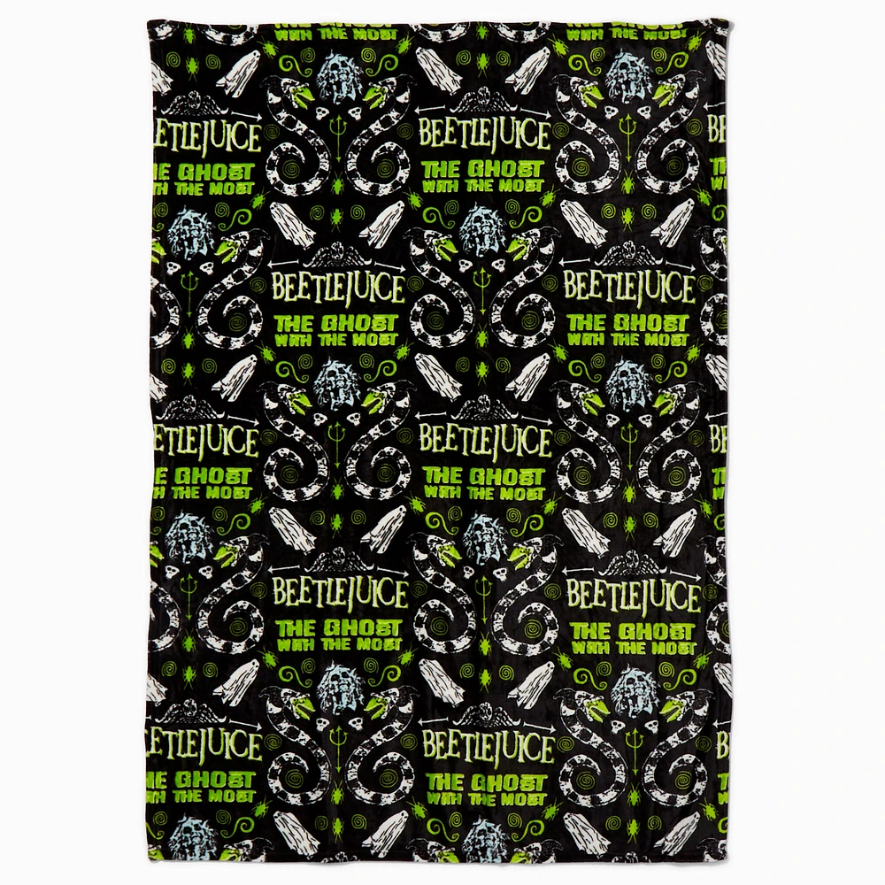 Beetlejuice™ Silk Touch Throw Blanket