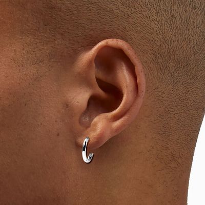 Sterling Silver 10MM Hoop Earrings