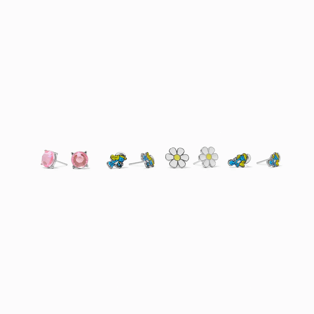 The Smurfs™ Claire's Exclusive Stud Earrings - 4 Pack