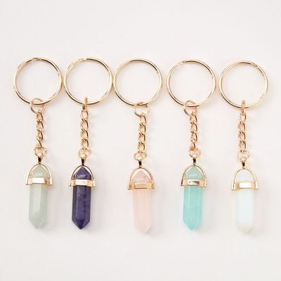 Pastel Crystal Best Friends Keychains - 5 Pack