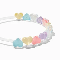 Colorful Puffy Heart Headband