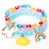 Claire's Club Magical Sunshine Beaded Stretch Bracelets - 3 Pack